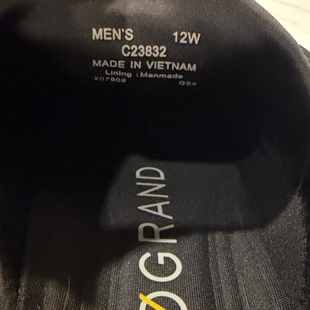 Cole Haan Black Perforated Oxfords - Picture 2 of 6